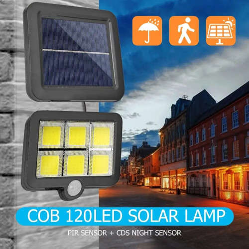 LED Solar Wall Light with Motion Sensing Waterproof Suitable for Street Garden Decorative Lighting