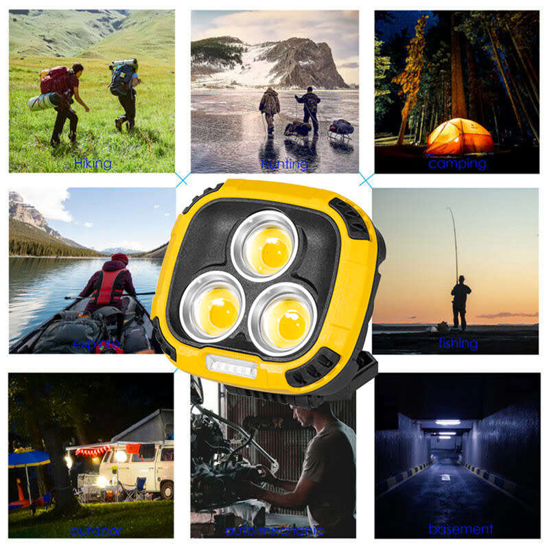 LED Convenient Multifunctional Work Light Usb Rechargeable Or Battery Powered