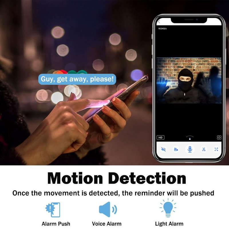 Wireless Surveillance Camera Home Wifi Monitor Full Color Night Vision Camera Network Support