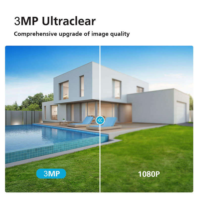 Wireless Surveillance Camera Home Wifi Monitor Full Color Night Vision Camera Network Support