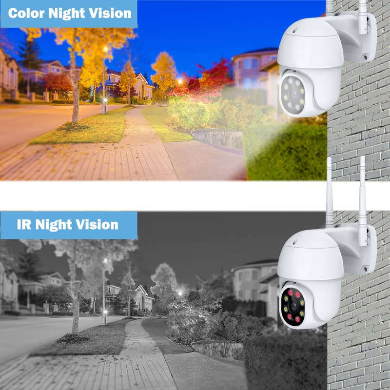 Wireless Surveillance Camera Home Wifi Monitor Full Color Night Vision Camera Network Support