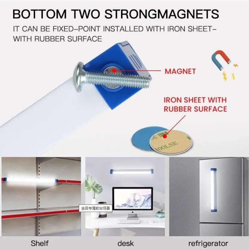 LED Lighting Tube Portable USB Rechargeable Emergency Camping Light Outdoor Lighting