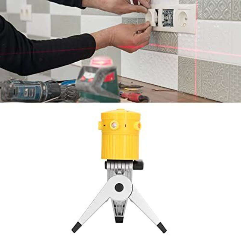 Laser Level Pointer Multifunctional Measuring Horizontal And Vertical Cross Line Tool Tripod