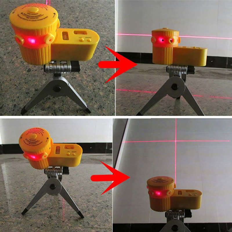 Laser Level Pointer Multifunctional Measuring Horizontal And Vertical Cross Line Tool Tripod