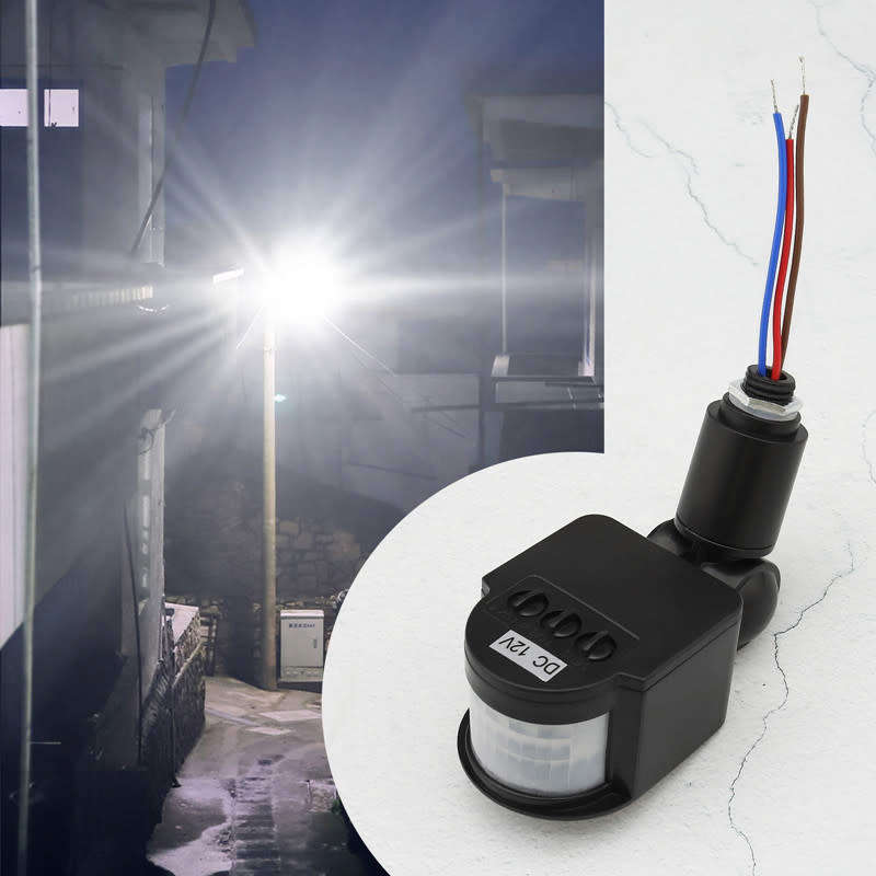 Smart Infrared PIR Motion Sensor Switch 180 Degree 220V Waterproof