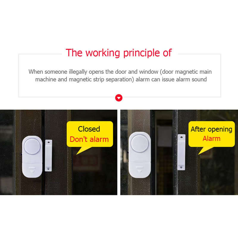 Mini Smart Wireless Home Door Window Security Detector Alarm System