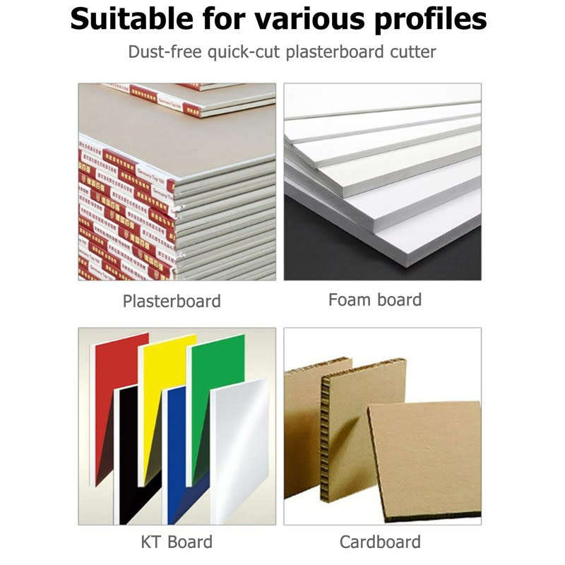 Portable Drywall Cutting Hand Tools With Tape Measure And Utility Knife And Measurement Markers