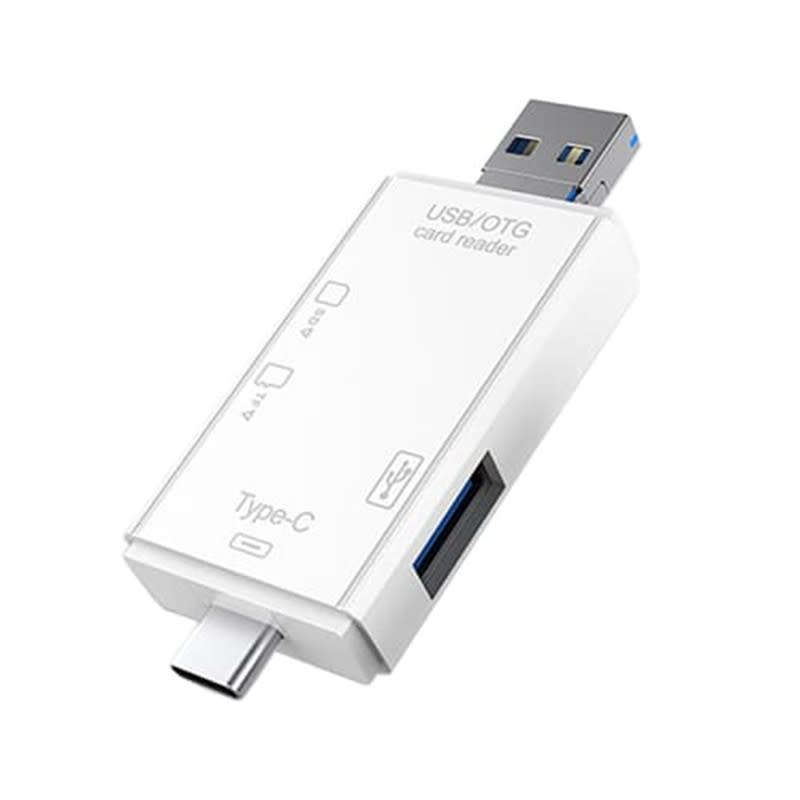 Multifunctional Treqa USB-6 OTG Adapter Type-C Interface Mini