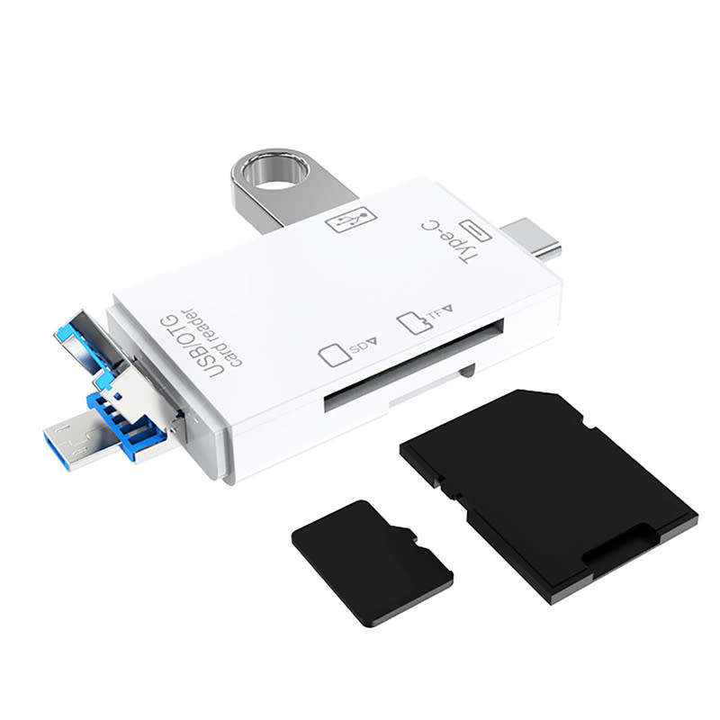 Multifunctional Treqa USB-6 OTG Adapter Type-C Interface Mini