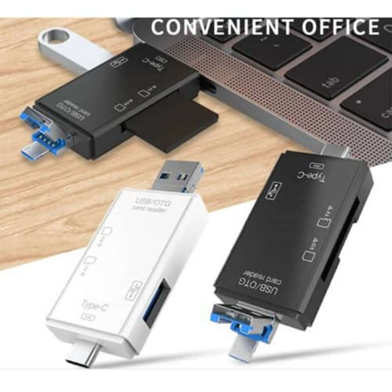 Multifunctional Treqa USB-6 OTG Adapter Type-C Interface Mini