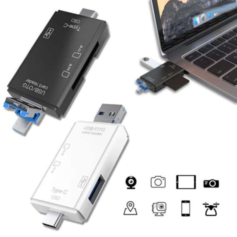 Multifunctional Treqa USB-6 OTG Adapter Type-C Interface Mini