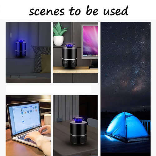 USB Uv Electric Mosquito Killer Insect Trap No Noise No Radiation