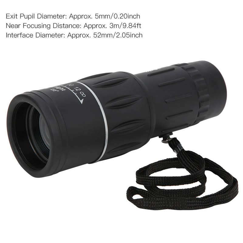Monocular Telescope 16 x 52 For Outdoor Sports Travel Scenery