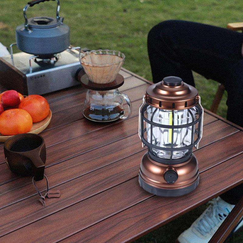 LED Retro Lantern Waterproof Portable Suitable For Outdoor Home Camping