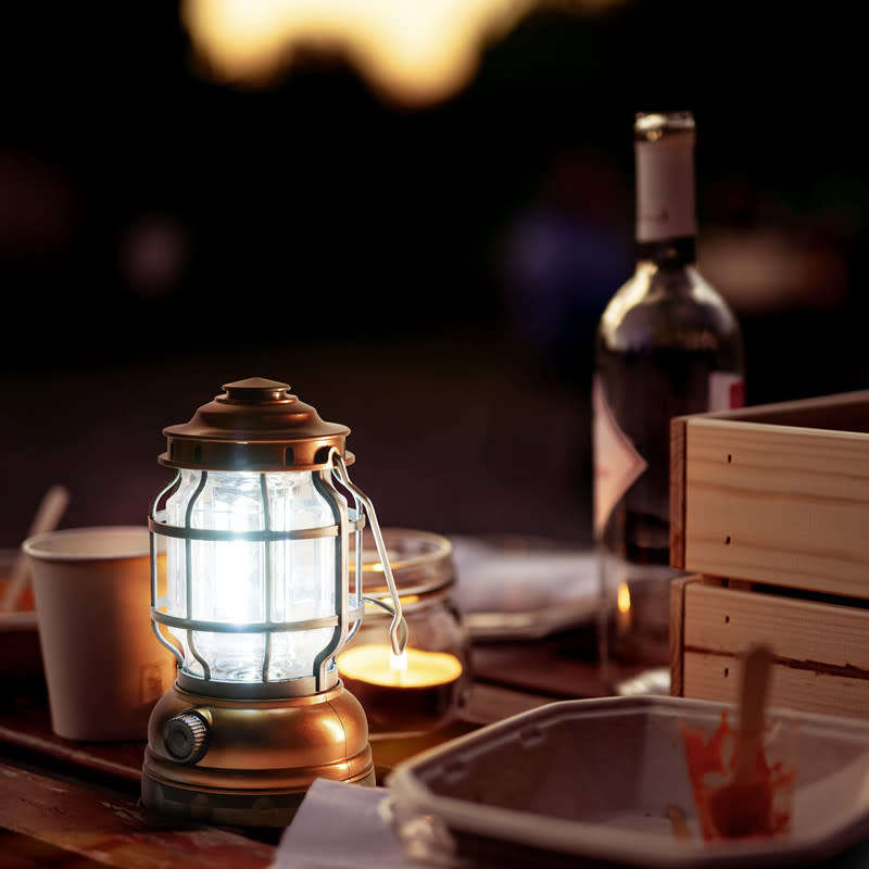 LED Retro Lantern Waterproof Portable Suitable For Outdoor Home Camping