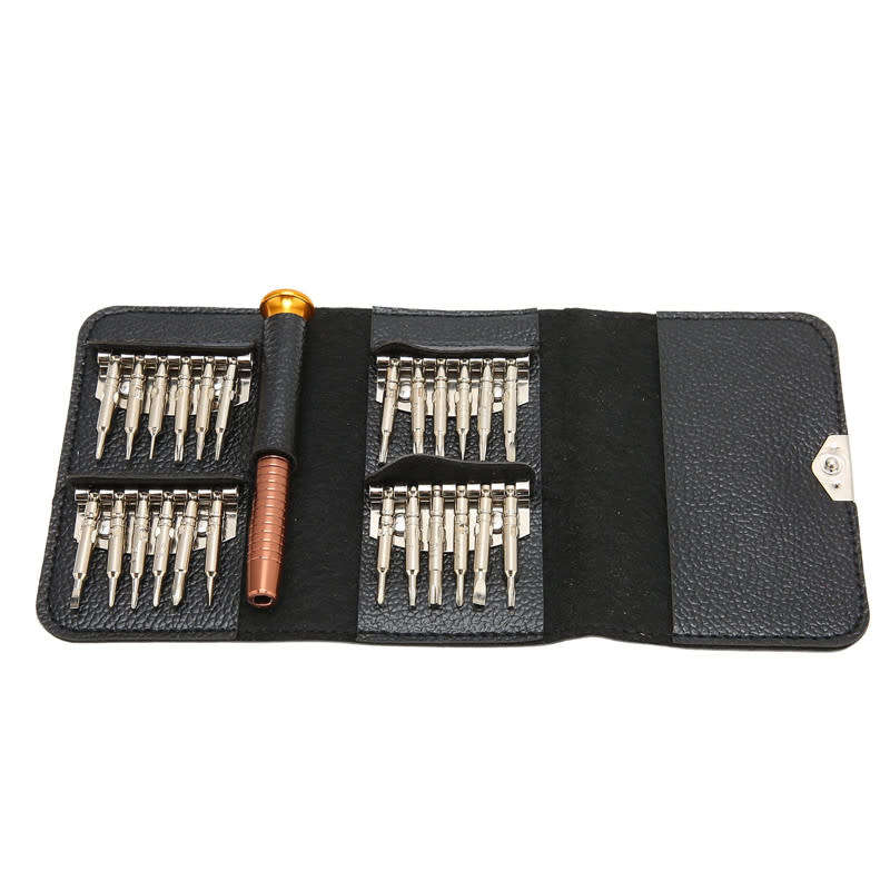 Mini Precision Multi-Function Screwdriver 25-In-1 Set With Magnetic Electronic Repair Tool