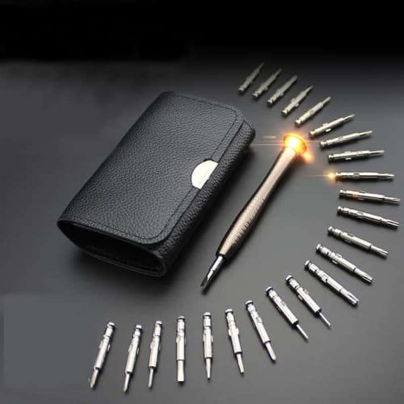 Mini Precision Multi-Function Screwdriver 25-In-1 Set With Magnetic Electronic Repair Tool