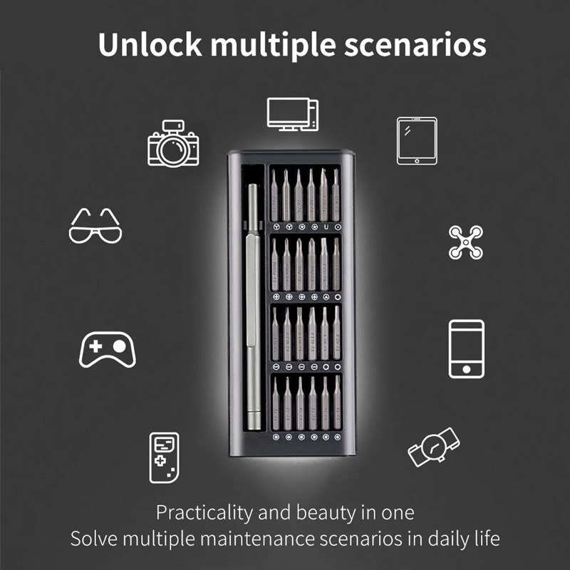 Precision Screwdriver Set 24 In 1 Gadget Set Suitable For Mobile Phone Computer Glasses Watch Repair