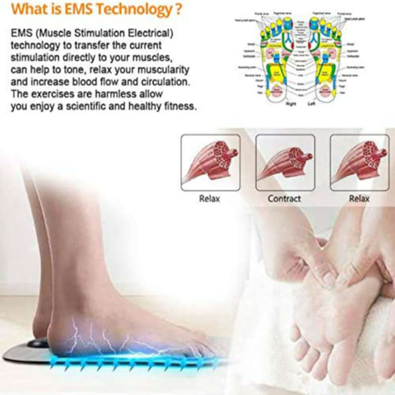 Electric Foot Massage Folding Portable Leg Physiotherapy Relaxation Electric Massage Mat