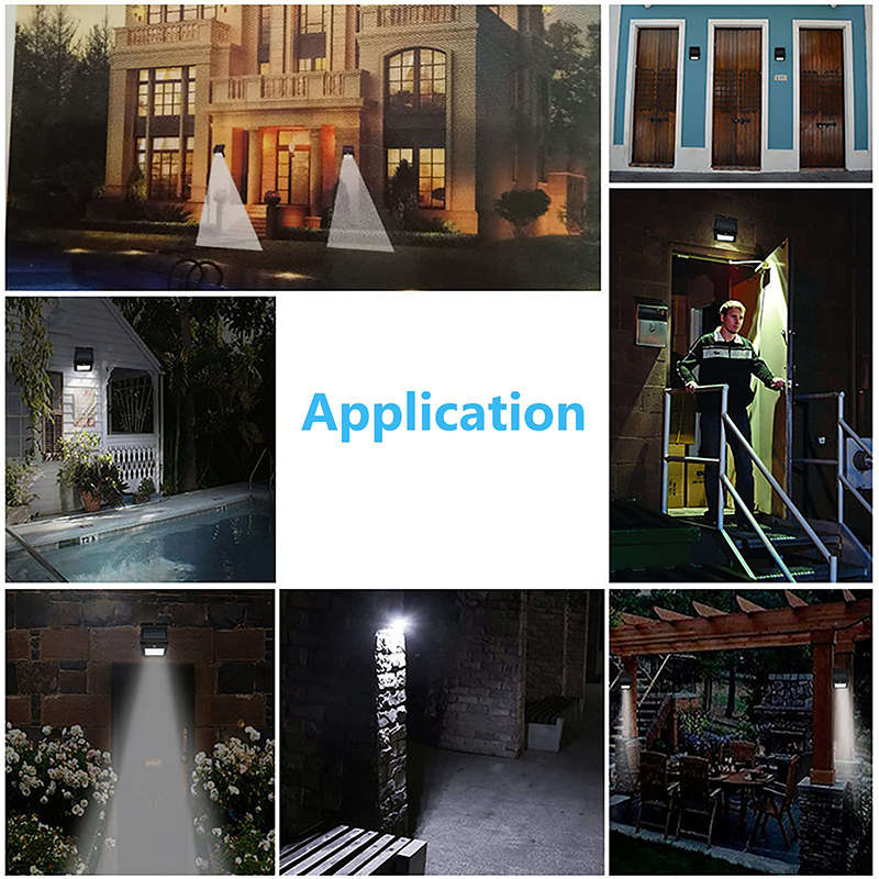 LED Solar Light Pir Motion Sensor Wall Light Waterproof For Street Garden Decoration