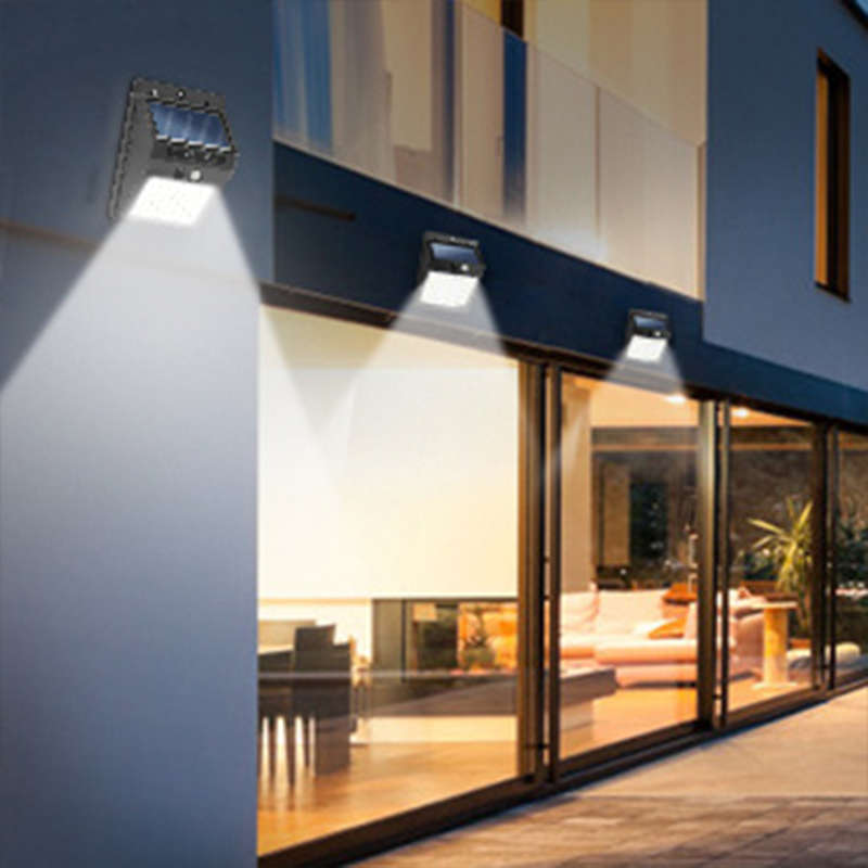 LED Solar Light Pir Motion Sensor Wall Light Waterproof For Street Garden Decoration