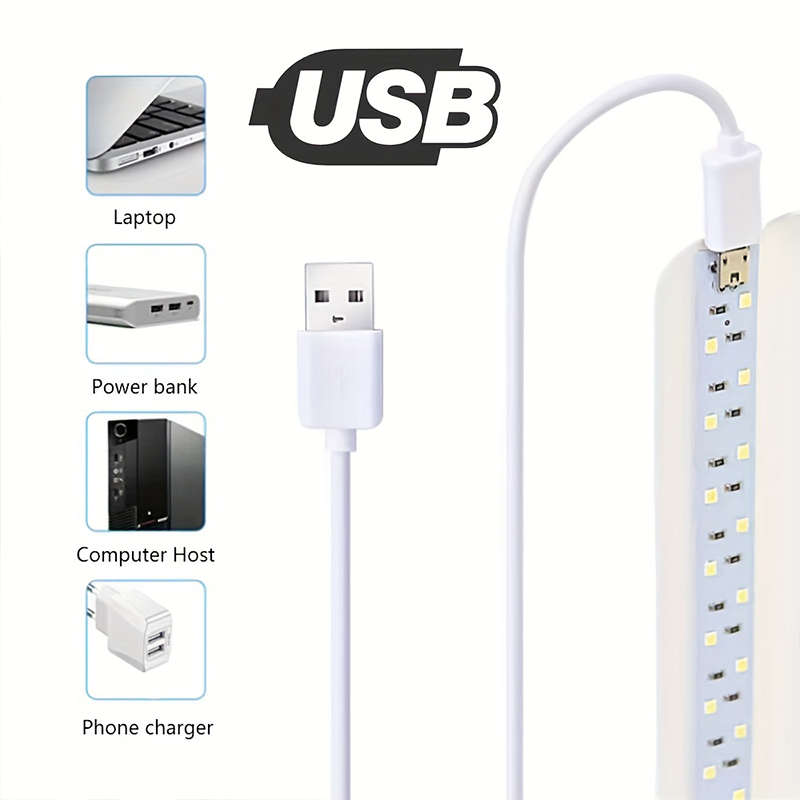 LED Lighting Foldable Light Box Portable Photography Studio Tent Kit USB Powered