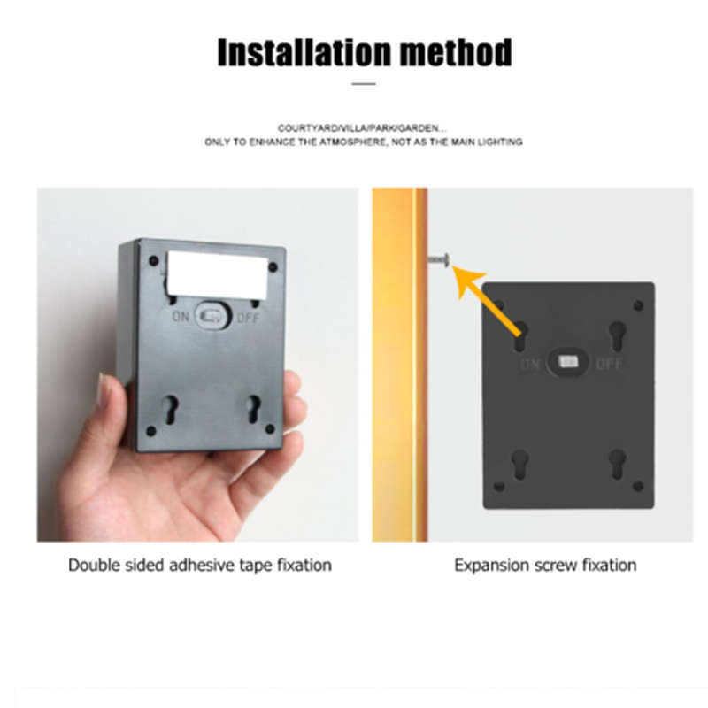 LED Solar Wall Light Garden Fence Light Waterproof Up and Down Lighting Landscape Light