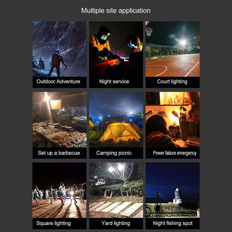 LED Bulb USB Rechargeable Portable Emergency Camping Pendant Light