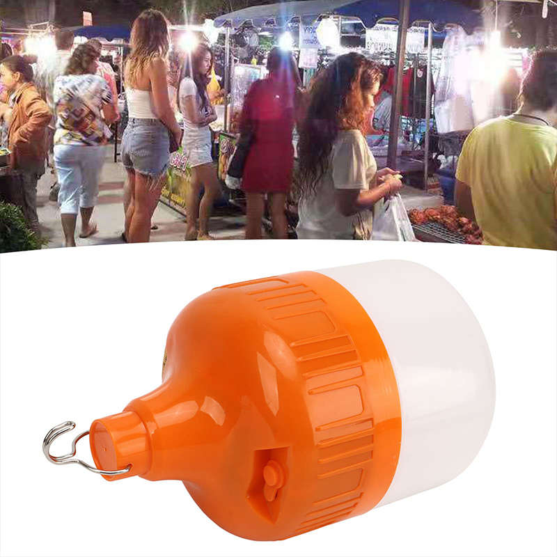 LED Bulb USB Rechargeable Portable Emergency Camping Pendant Light