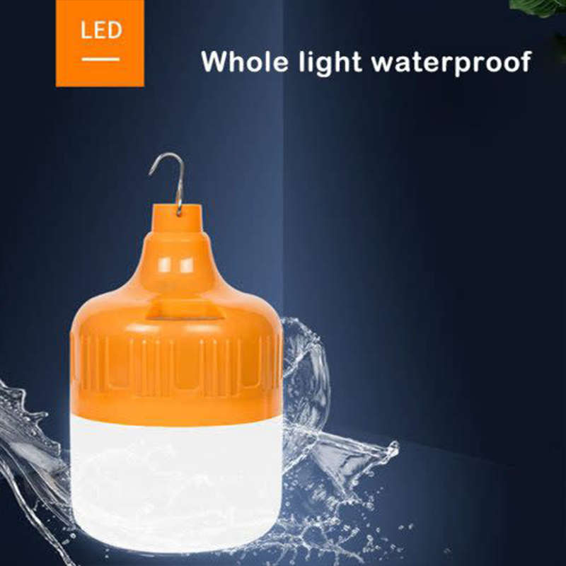 LED Bulb USB Rechargeable Portable Emergency Camping Pendant Light