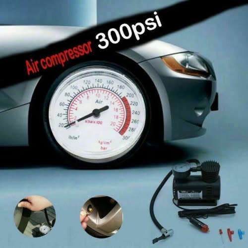 12V 250 PSI Portable Electric Air Compressor Car Wheel Inflator
