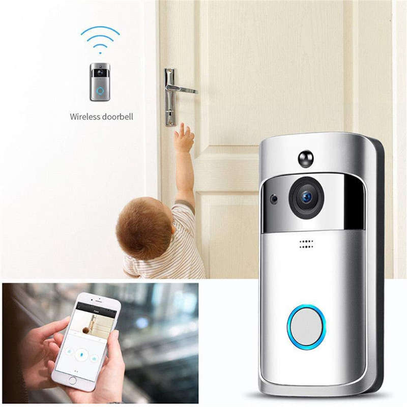 Wireless Wifi Video Smart Doorbell Video Ring Intercom Camera with Night Vision Home Security