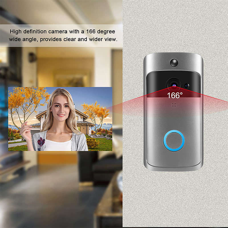 Wireless Wifi Video Smart Doorbell Video Ring Intercom Camera with Night Vision Home Security