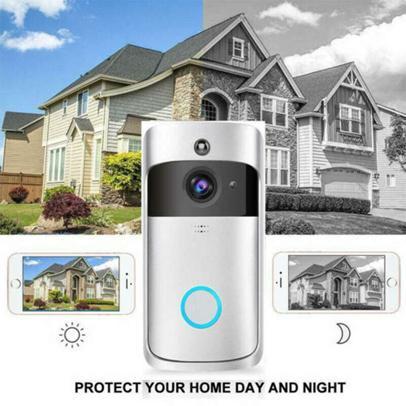 Wireless Wifi Video Smart Doorbell Video Ring Intercom Camera with Night Vision Home Security