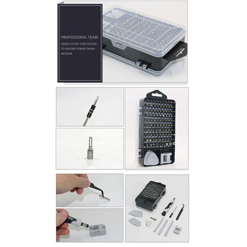 Precision Screwdriver Set Rust-Resistant 117 Pieces Multiple Sizes Suitable For Computer Watches