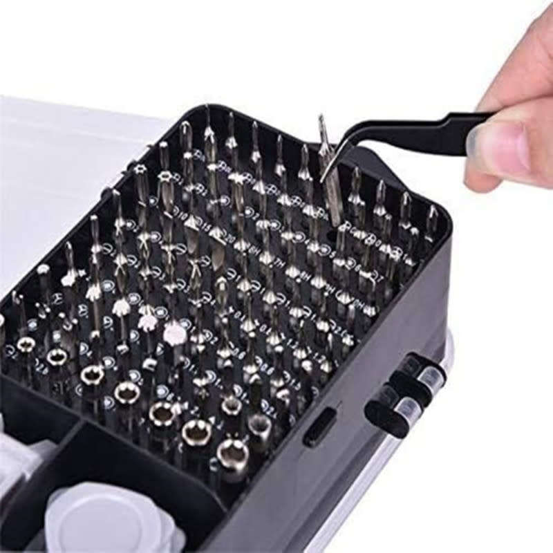 Precision Screwdriver Set Rust-Resistant 117 Pieces Multiple Sizes Suitable For Computer Watches
