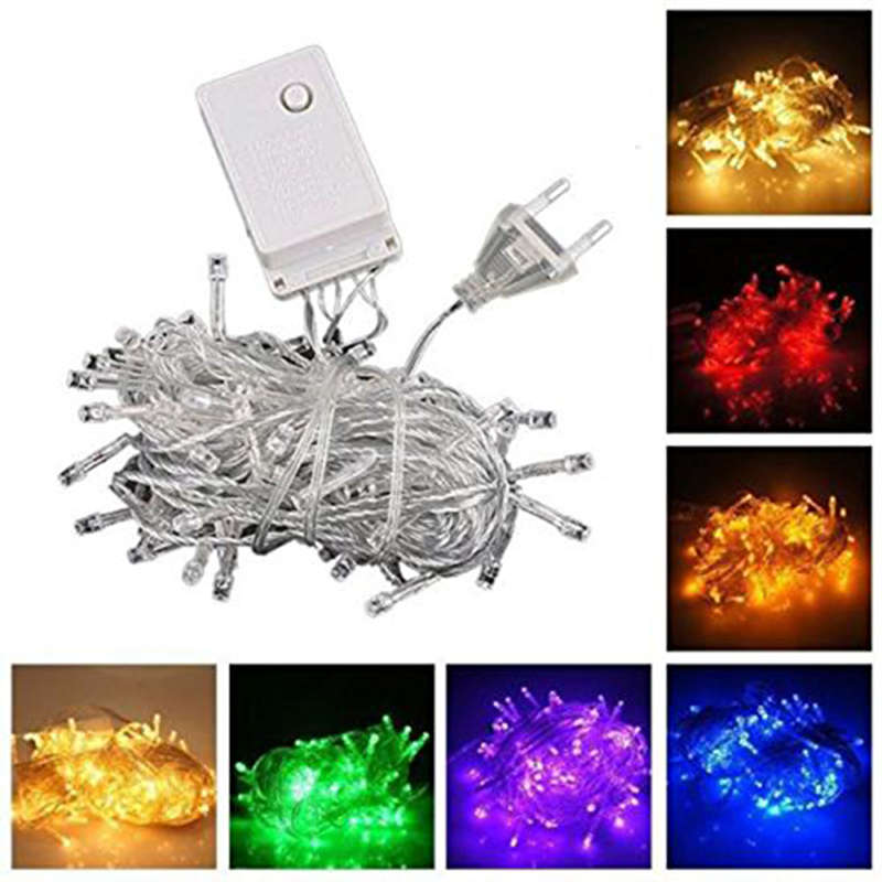 LED Christmas Flashing Light Strip 10 Meters 220V Suitable For Decorative Atmosphere Such As Parties