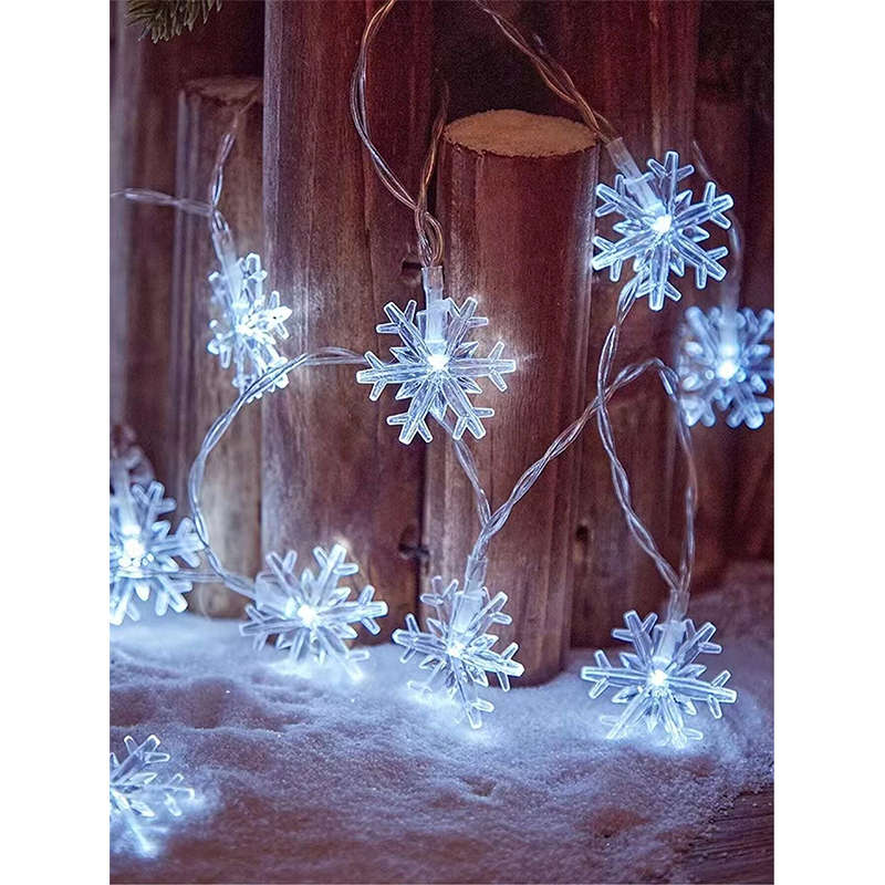 Snowflake String Lights White 5M Suitable For Christmas Party Decoration Atmosphere