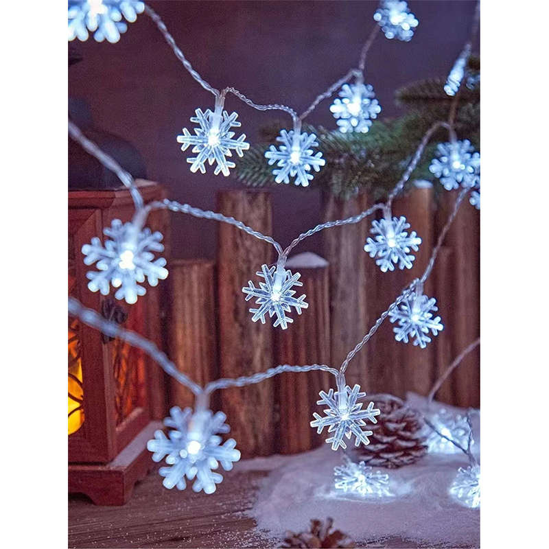 Snowflake String Lights White 5M Suitable For Christmas Party Decoration Atmosphere