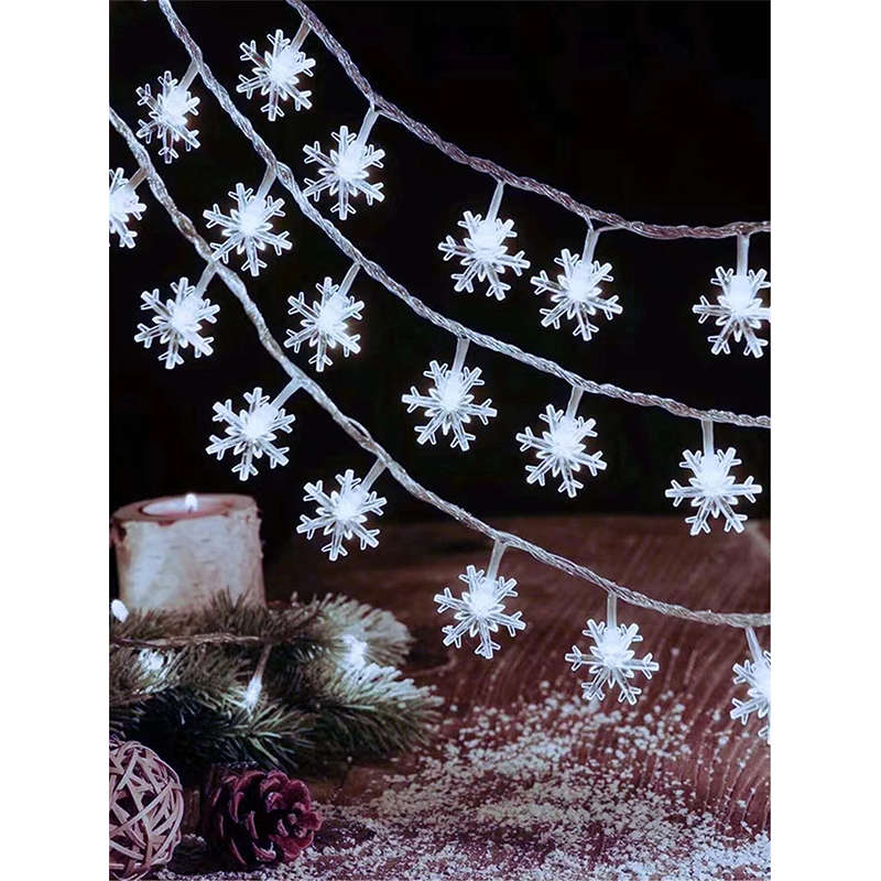 Snowflake String Lights White 5M Suitable For Christmas Party Decoration Atmosphere
