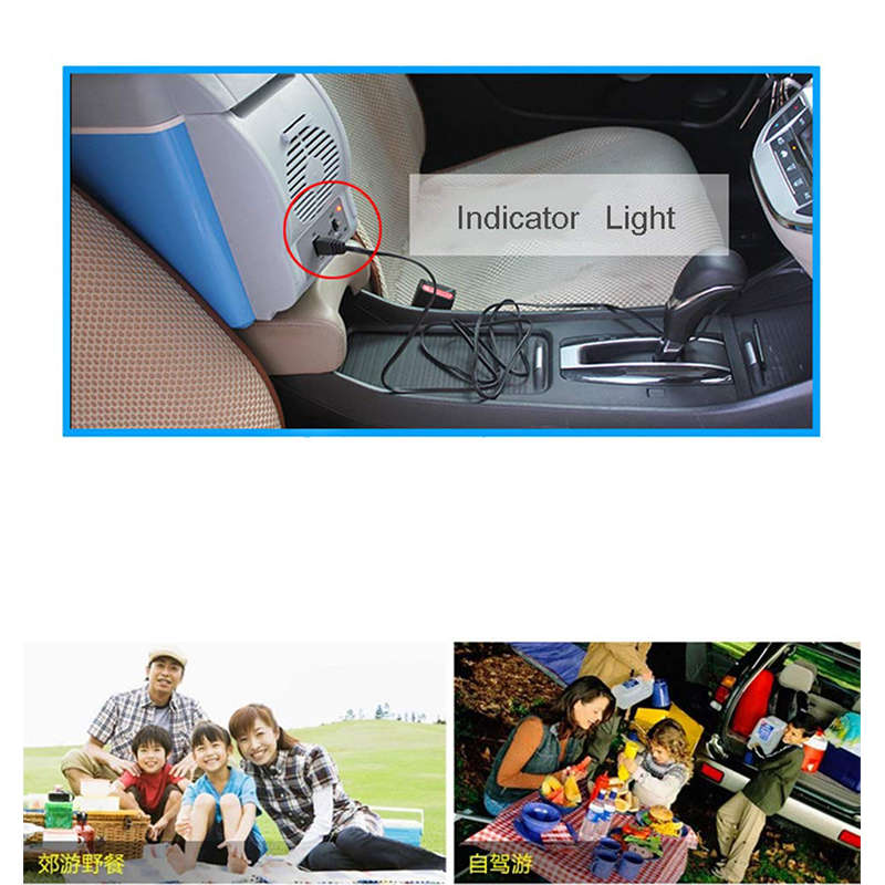 Multifunctional Portable Car Refrigerator Freezer 7.5L 12V