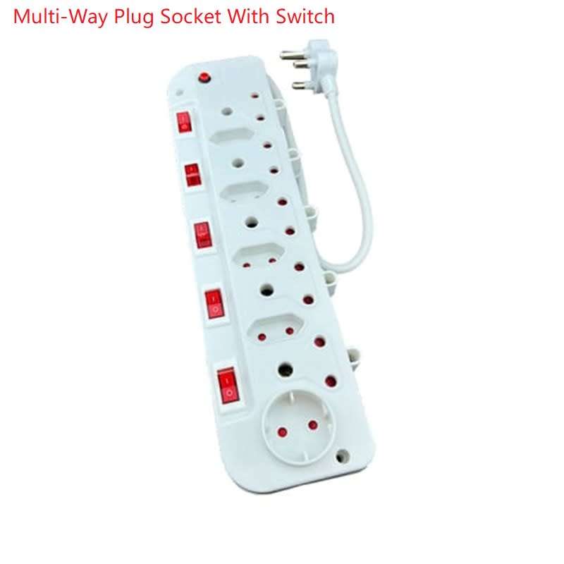 With Independent Switch Plug Strip