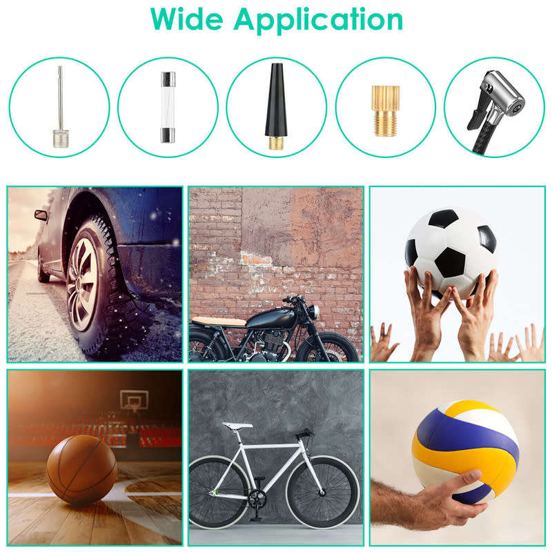 12V Car Tire Air Pump Air Compressor With Led Light