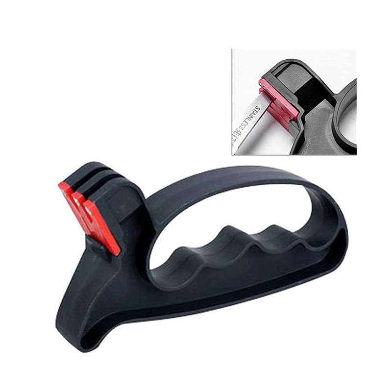 Knife Sharpener Tool Blade Hand Guard 2 In 1