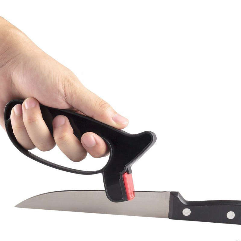 Knife Sharpener Tool Blade Hand Guard 2 In 1