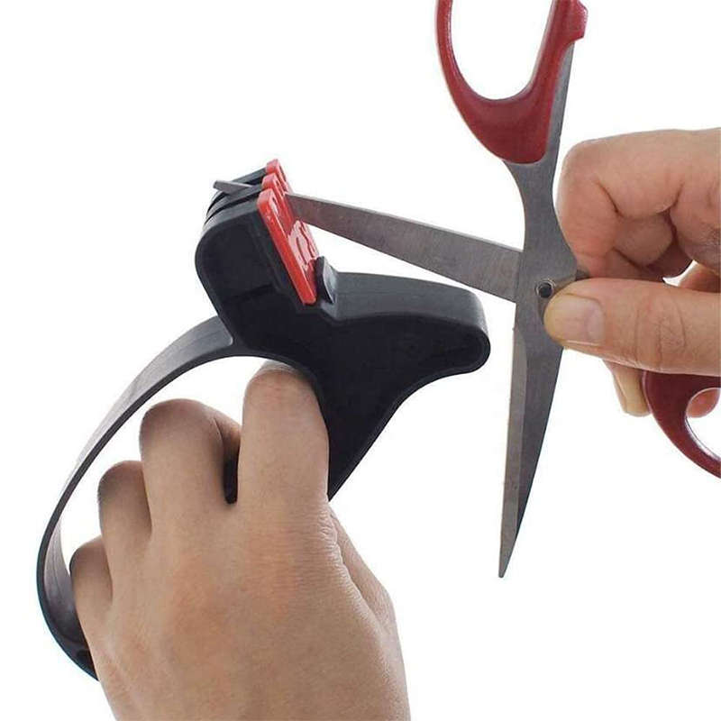 Knife Sharpener Tool Blade Hand Guard 2 In 1