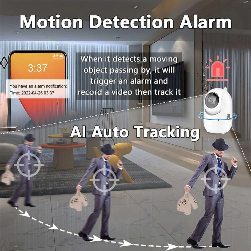 Wireless Network WIFI Camera Night Vision Intelligent Automatic Tracking