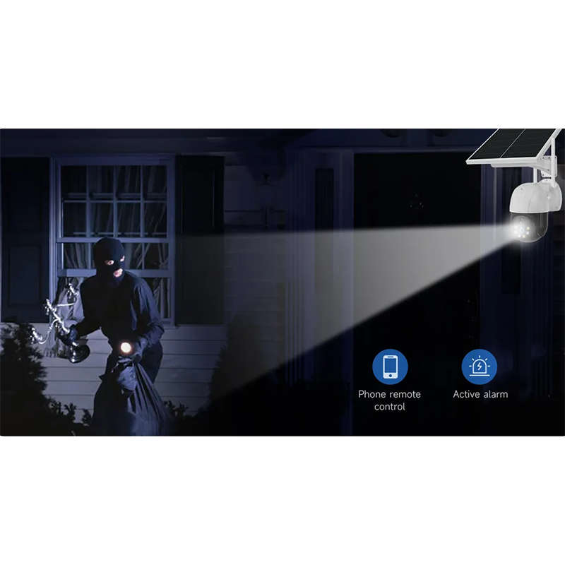 Solar Security Camera Night Vision Built-in Battery Smart Monitoring