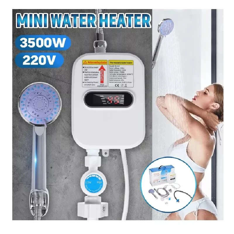 Mini Wall-Mounted Instant Electric Water Heater For Home Kitchen And Bathroom Use