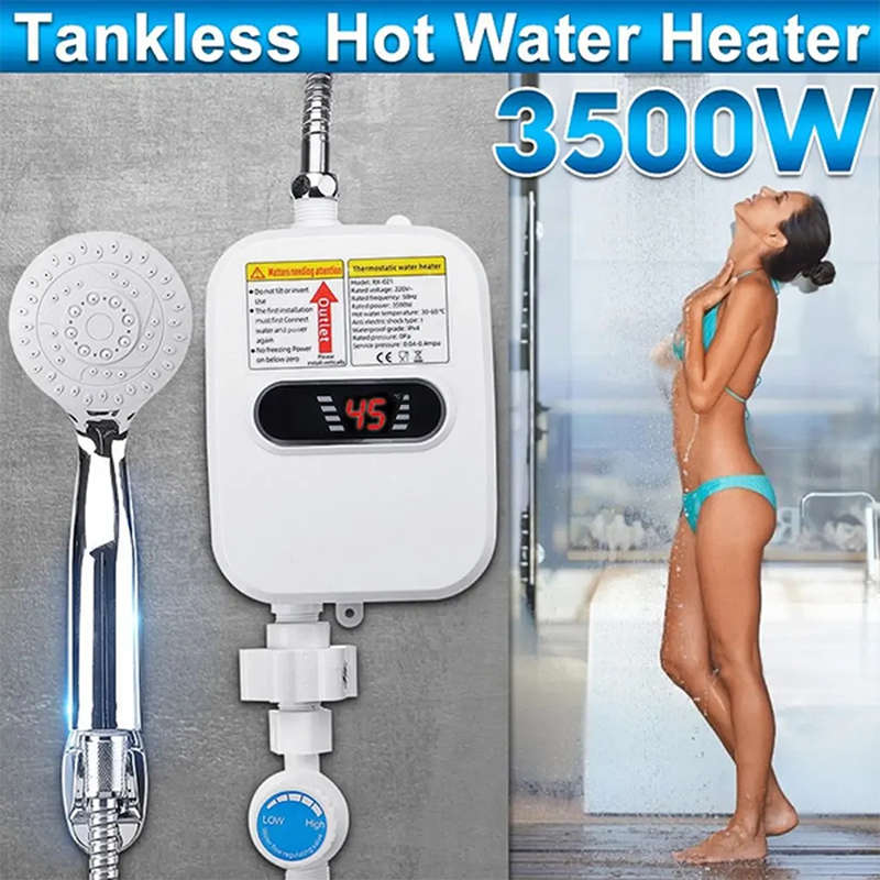 Mini Wall-Mounted Instant Electric Water Heater For Home Kitchen And Bathroom Use